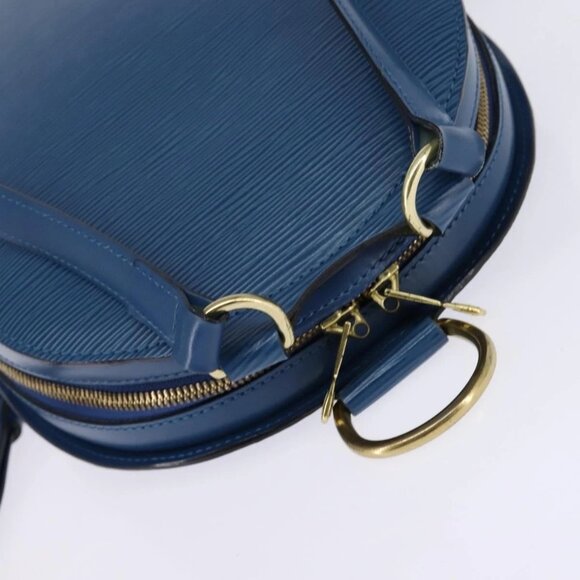 LOUIS VUITTON Epi Mabillon Backpack Blue M52235 LV Auth 141956 - Picture 7 of 16